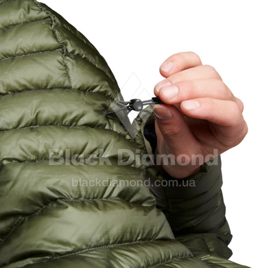 Треккинговый мужской легкий пуховик Black Diamond Approach Down Hoody 2023, L, Black (BD 7440030002LRG1)