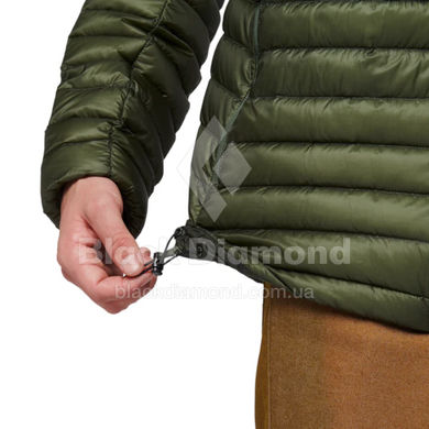 Треккинговый мужской легкий пуховик Black Diamond Approach Down Hoody 2023, L, Black (BD 7440030002LRG1)
