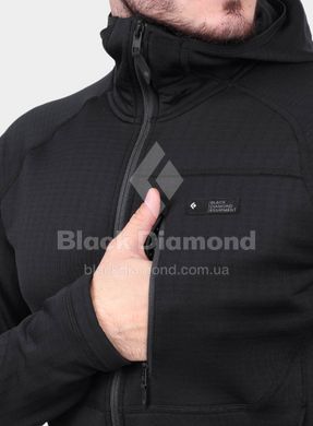 Чоловіча флісова кофта з рукавом реглан Black Diamond Factor Hoody, XL - Red Rock/Black (BD 744040.9178-XL)