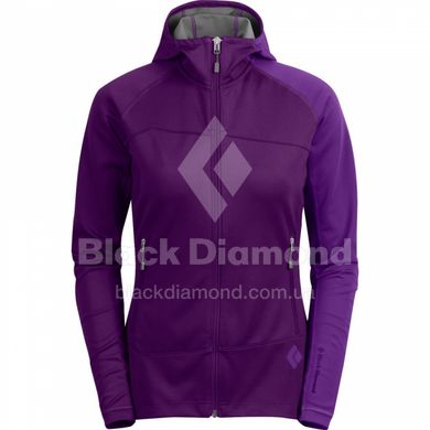 Треккинговая женская куртка Soft Shell. Black Diamond Flow State Hoody, M - Grape (BD Q6VT.560-M)