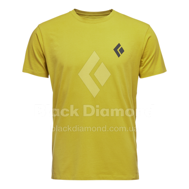 Футболка чоловіча Black Diamond M SS Equipment For Alpinist Tee, Sulphur, S (BD YL4X7006SML1)