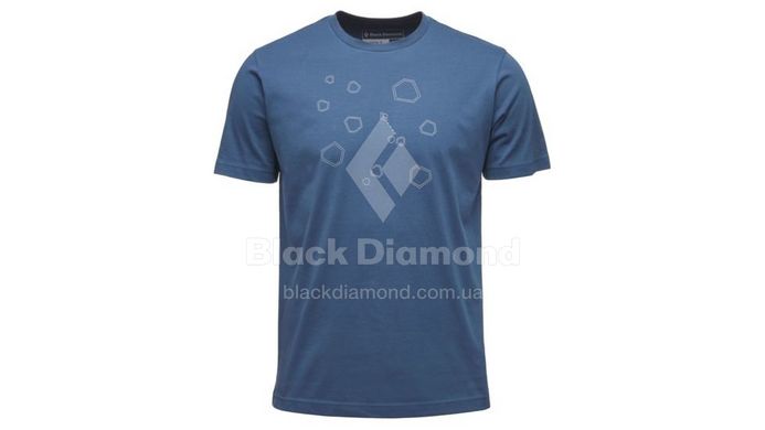 Футболка чоловіча Black Diamond M SS Hexteroid Tee Ink Blue, р. S (BD U49Y.421-S)