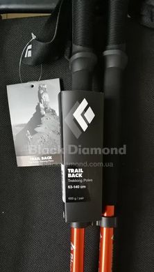 Треккинговые телескопические палки Black Diamond Trail Back, 63-140 см, Raging Sea (BD 112227.3028)