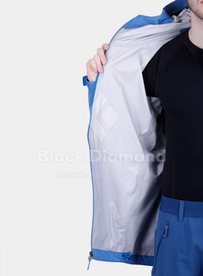 Мембранная мужская куртка Black Diamond M Stormline Strech Rain Shell, XS - Kingfisher (BD CDT0.426-XS)