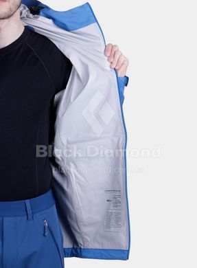 Мембранная мужская куртка Black Diamond M Stormline Strech Rain Shell, XS - Kingfisher (BD CDT0.426-XS)
