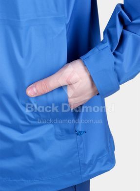 Мембранная мужская куртка Black Diamond M Stormline Strech Rain Shell, XS - Kingfisher (BD CDT0.426-XS)