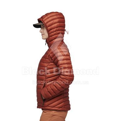Женский легкий пуховик для треккинга Black Diamond W Approach Down Hoody, Burnt Sienna, L (BD 7440936044MED1)