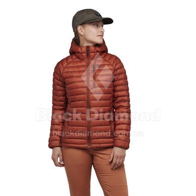 Женский легкий пуховик для треккинга Black Diamond W Approach Down Hoody, Burnt Sienna, L (BD 7440936044MED1)