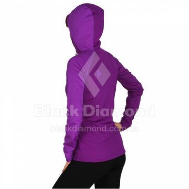 Треккинговая женская куртка Soft Shell. Black Diamond Flow State Hoody, XS - Grape (BD Q6VT.560-XS)