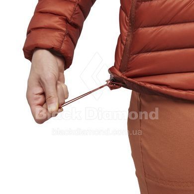 Женский легкий пуховик для треккинга Black Diamond W Approach Down Hoody, Burnt Sienna, L (BD 7440936044MED1)