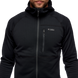 Чоловіча флісова кофта з рукавом реглан Black Diamond Factor Hoody, S - Black (BD 744040.0002-S)